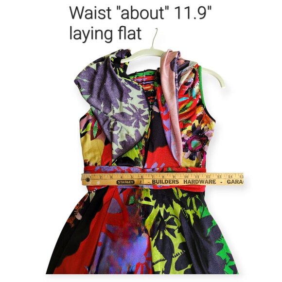 Anthropologie Ranna Gill Rainbow Midi Dress XSP NWT - Picture 12 of 14